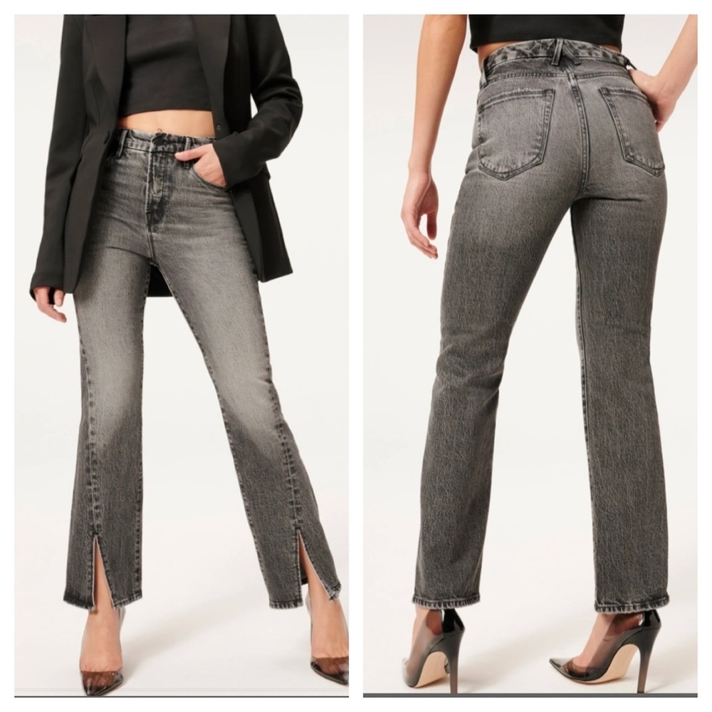 Good American GOOD CURVE STRAIGHT twist slit 6/28